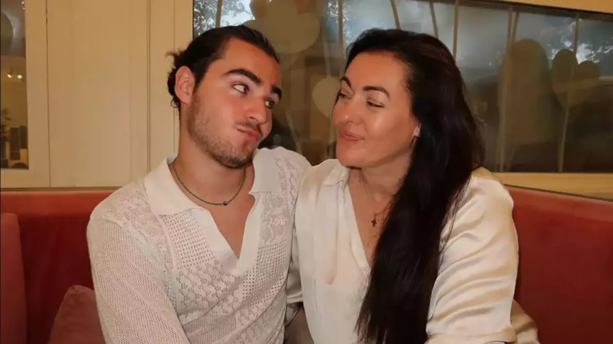 Radu Stefan Banica și mama Camelia Constantinescu