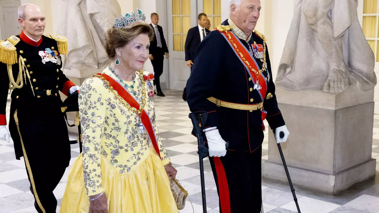 Regele Harald și regina Sonja, imagine din 2022