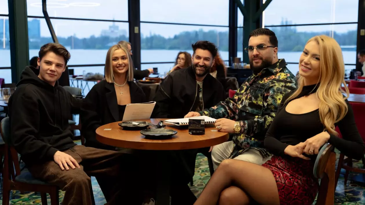 Smiley, alături de Cristian Porcari, Iuliana Beregoi, Tzancă Uraganu și Andreea Bălan