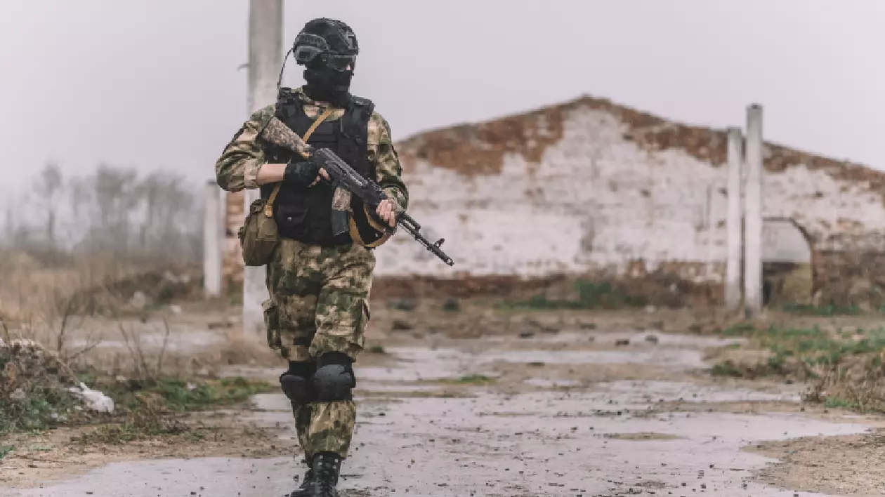 soldat rus pe front