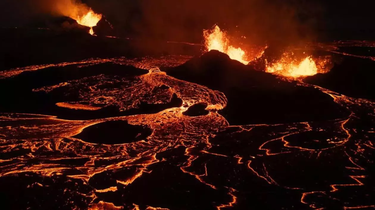 Vulcanul din Islanda a erupt ultima oara în decembrie 2024, imagini lava