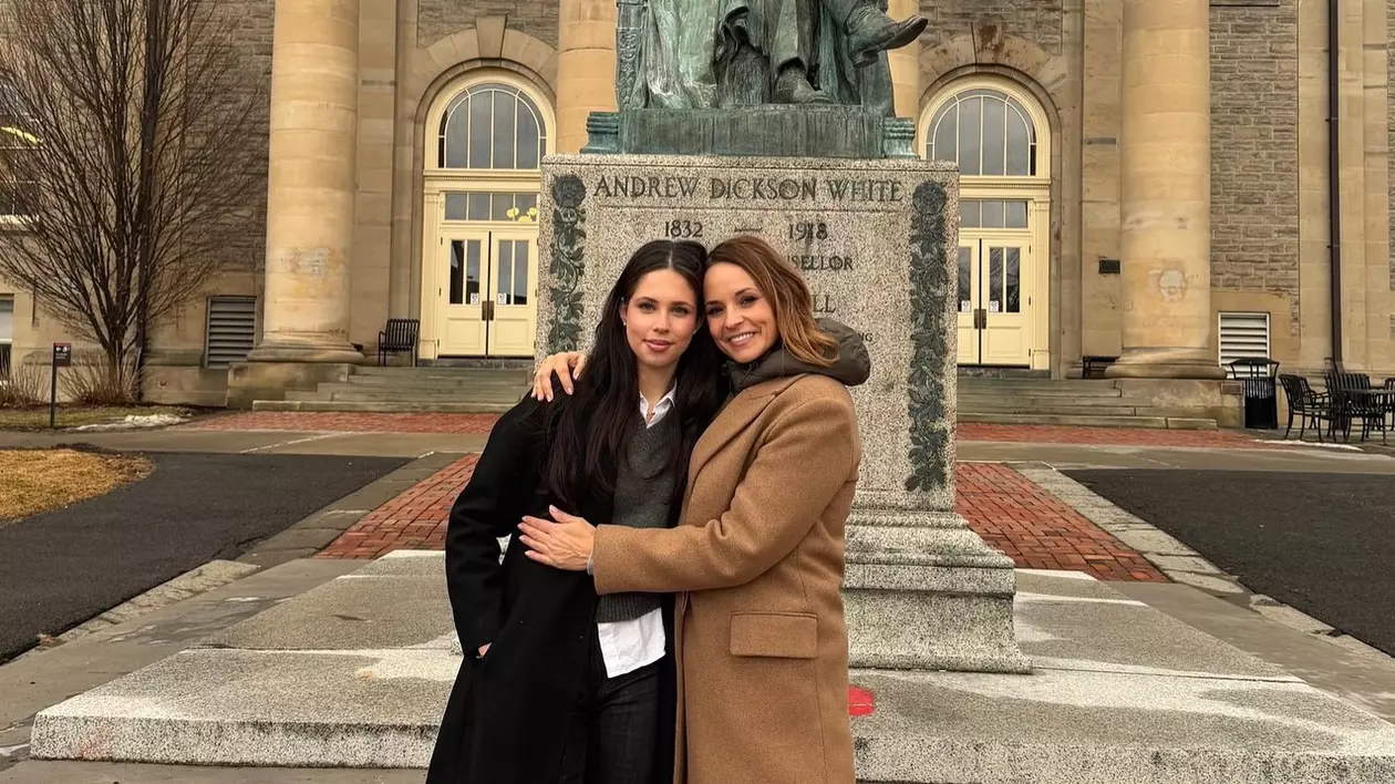Violeta, fiica Andreei Marin, a susținut examenul de Bacalaureat Internațional. „Tocmai a ieșit din ultima probă”