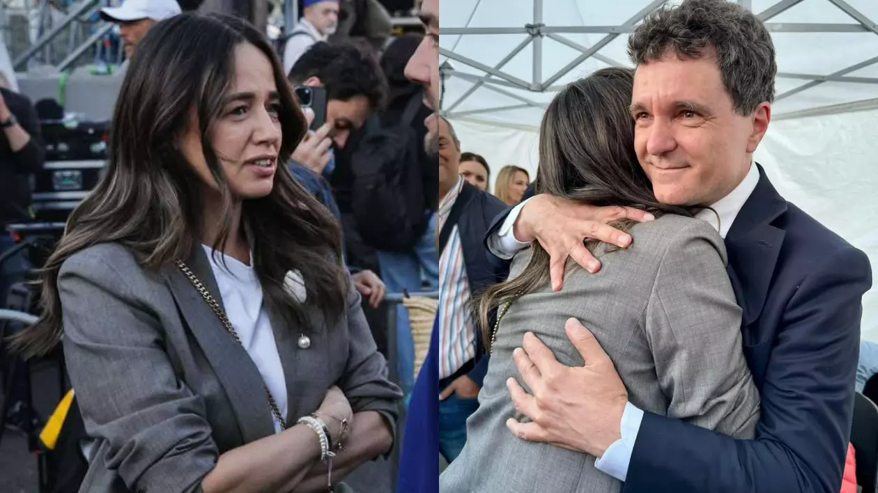 Mesajul transmis de Andreea Raicu la mitingului „România în lumină”: „Ca femeie, am fost învățată să tac”. Vedeta l-a îmbrățișat pe Nicușor Dan