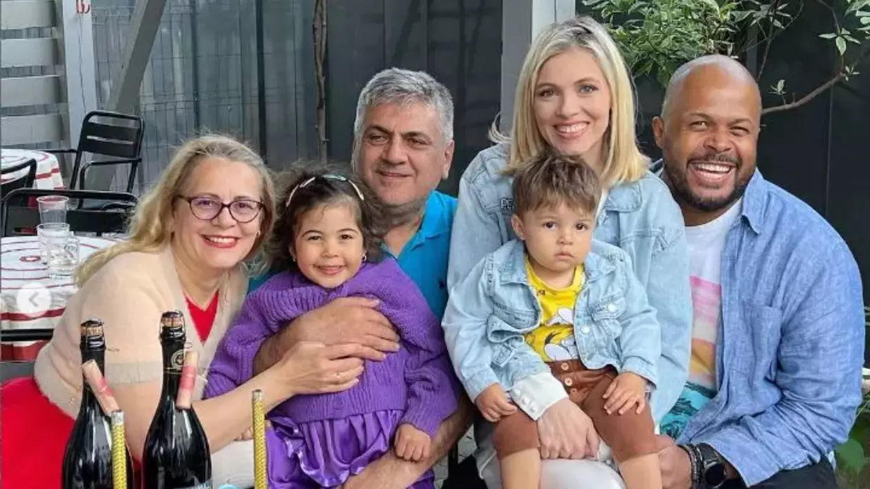 Cabral și Andreea Ibacka alături de familie