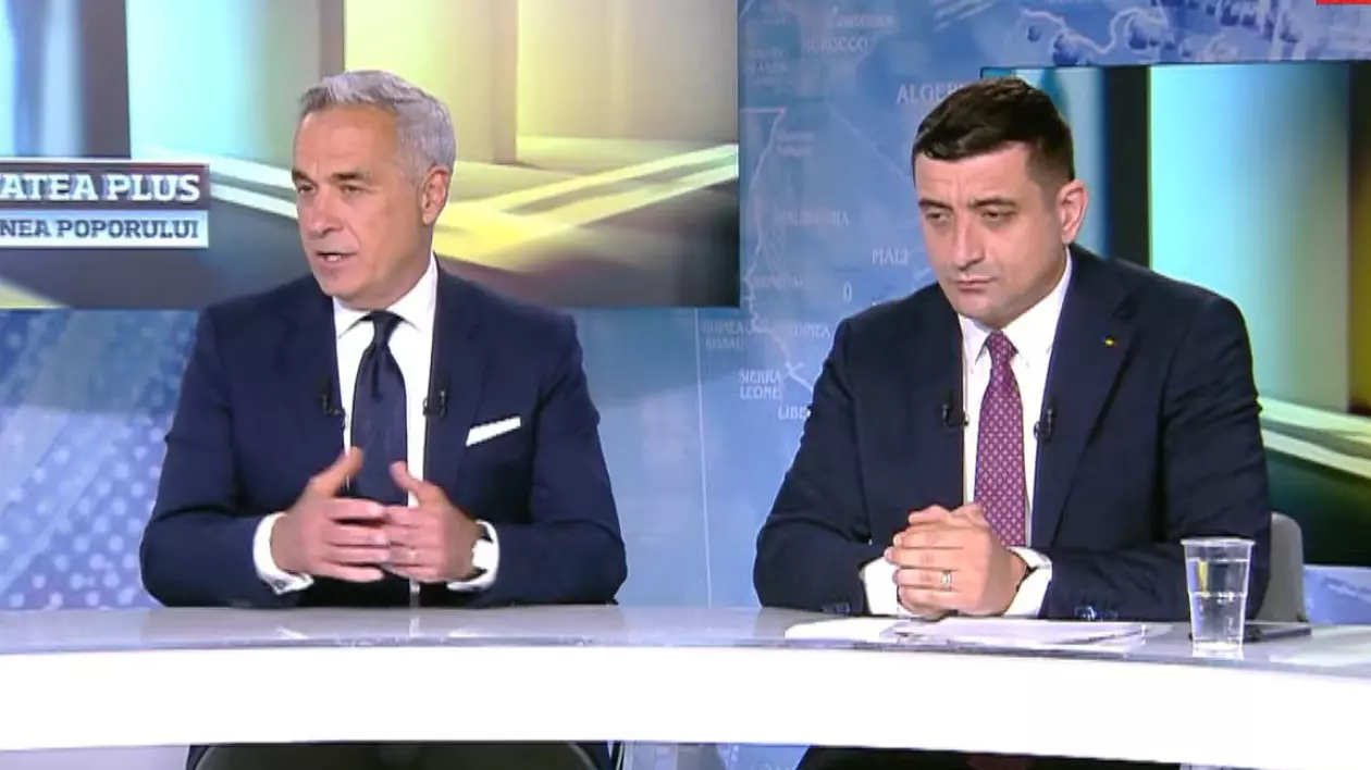Călin Georgescu și George Simion îi povestesc Ancăi Alexandrescu despre relația lor, într-un interviu în direct la Realitatea Plus, 16 mai 2025