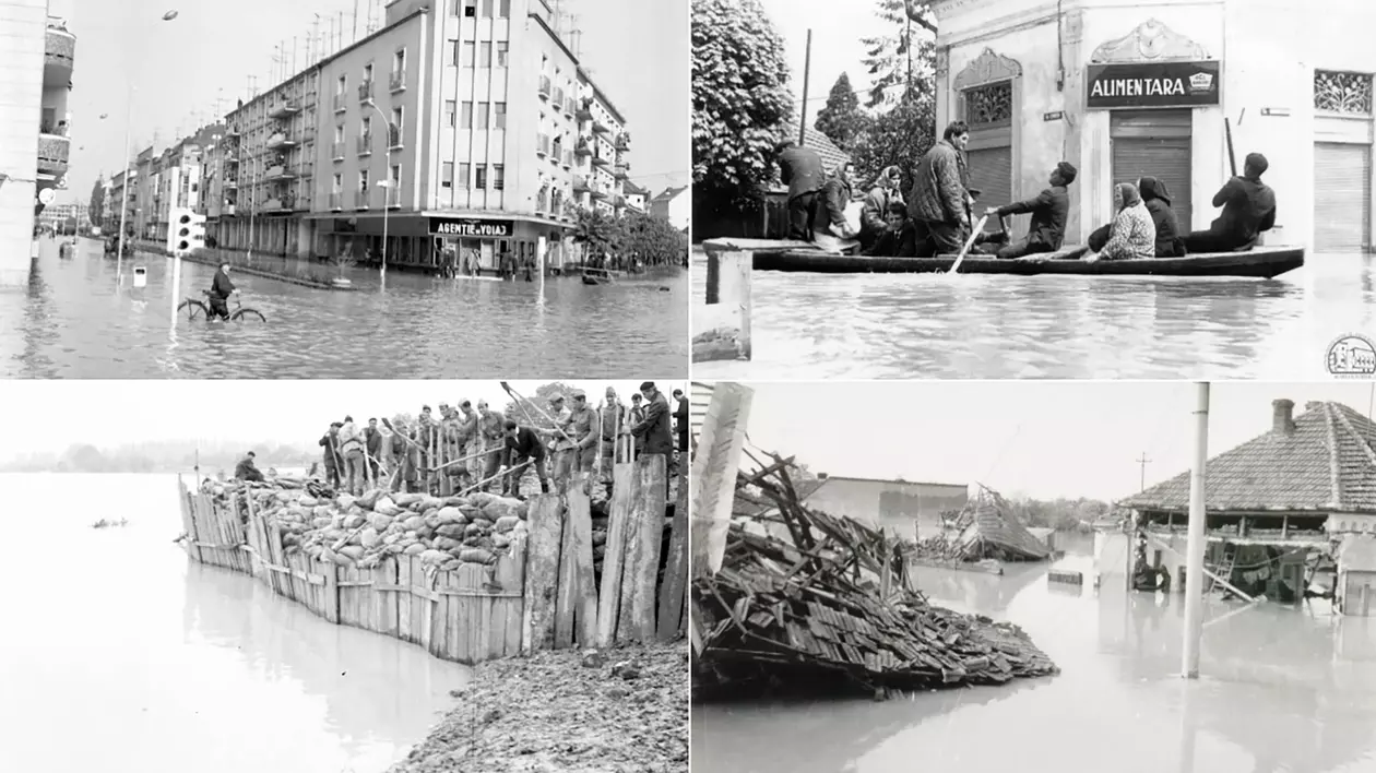 Inundațiile catastrofale din mai 1970. A plouat în Transilvania cât să acopere toată România cu un strat de opt centimetri de apă
