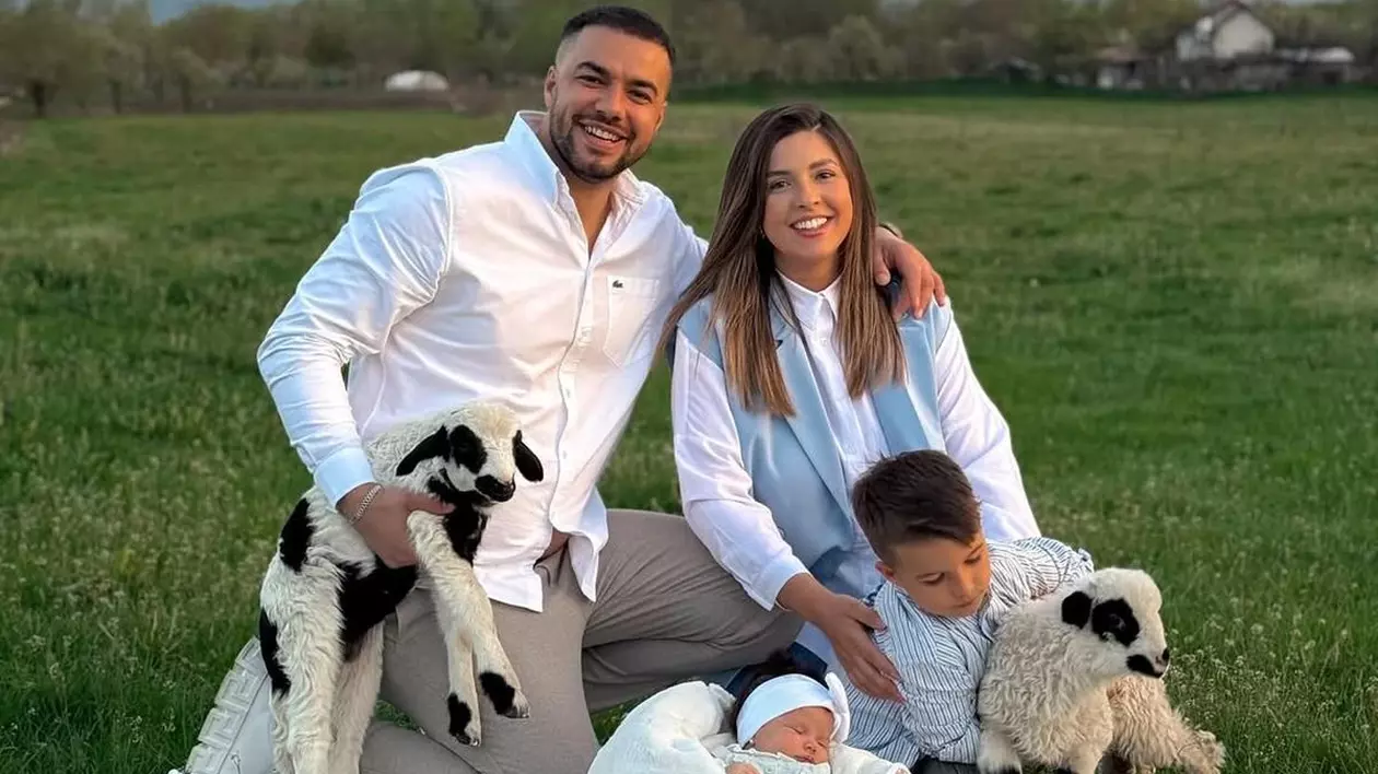 Culiță Sterp alături de famila lui