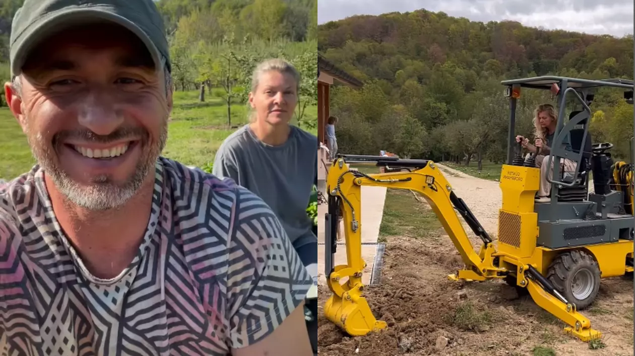Ce fac în fiecare dimineață Dragoș Bucur și Dana Nălbaru de când s-au mutat la țară: „E un moment foarte frumos”. După ce și-au cumpărat porc, vor și cai