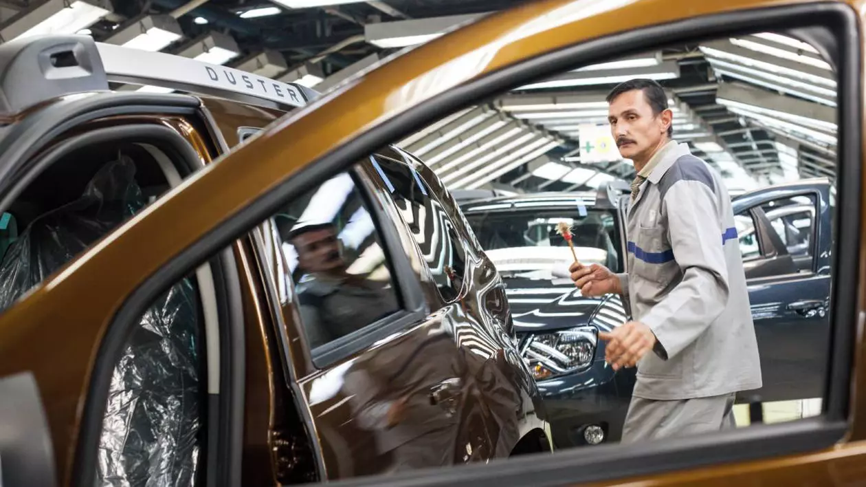 Industria auto românească a scăzut cu 13% în aprilie 2025