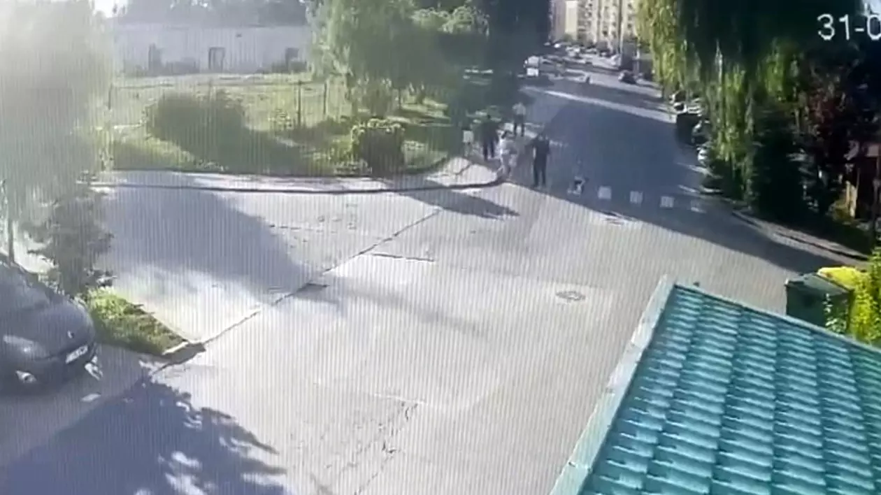 Criminalul a fost surprins de camera video