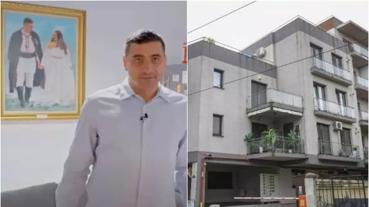 Apartamentul de 52mp în care stă cu chirie George Simion este, de fapt, de patru ori mai mare: „Nu plătește nimic. A fost o binefacere”. Cum arată locuința