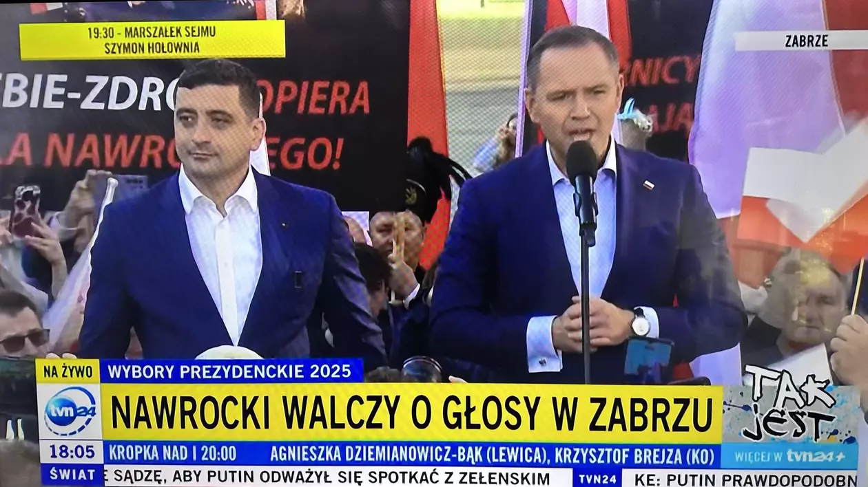 Apariție surpriză a lui George Simion în Polonia înaintea alegerilor. Donald Tusk spune că Rusia se bucură