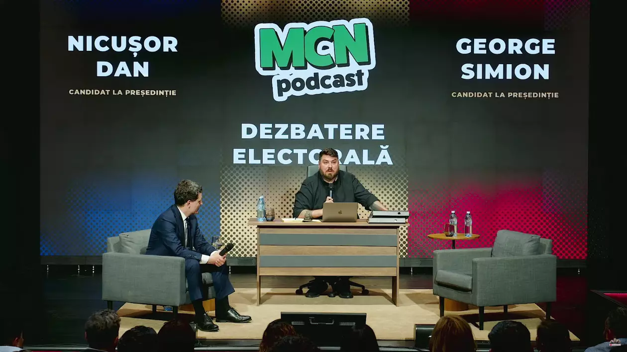 George Simion nu s-a prezentat nici la dezbaterea moderată de comediantul Micutzu. „Este un vlog favorabil lui Nicușor Dan” I VIDEO