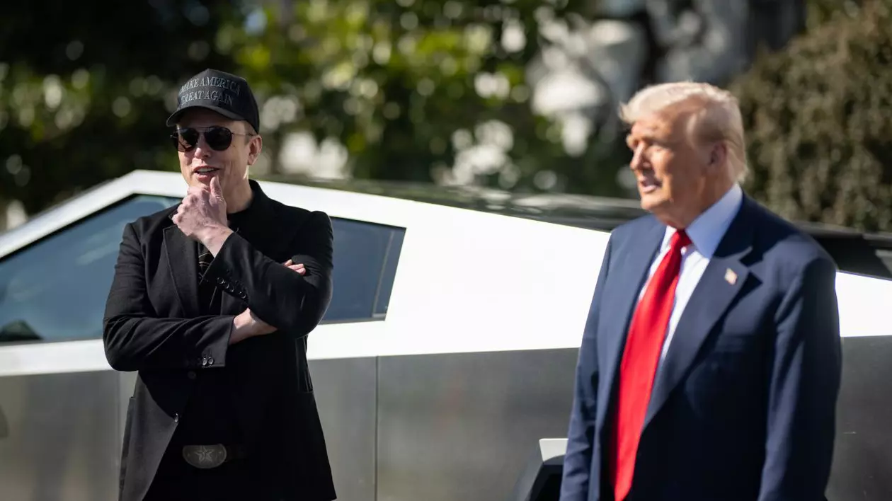 Elon Musk, alături de președintele american Donald Trump