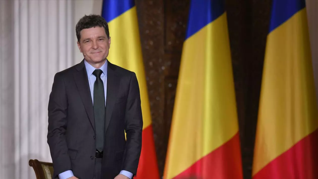 Nicusor Dan participa la dezbaterea electorala „Un presedinte pentru Romania”, organizata la Palatul Cotroceni, marti, 29 aprilie 2025.