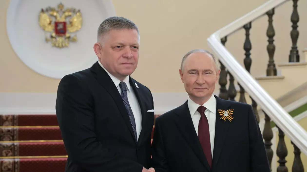 Robert Fico, singurul lider din UE care a fost la Moscova pe 9 mai, i-a promis lui Putin că va bloca inițiativele europene împotriva Rusiei