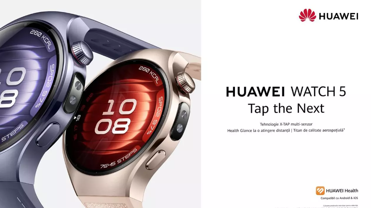 Huawei lansează smartwatch-urile Fit 4, Fit 4 Pro și Watch 5, precum și noile căști Freebuds 6: Prețuri și specificații
