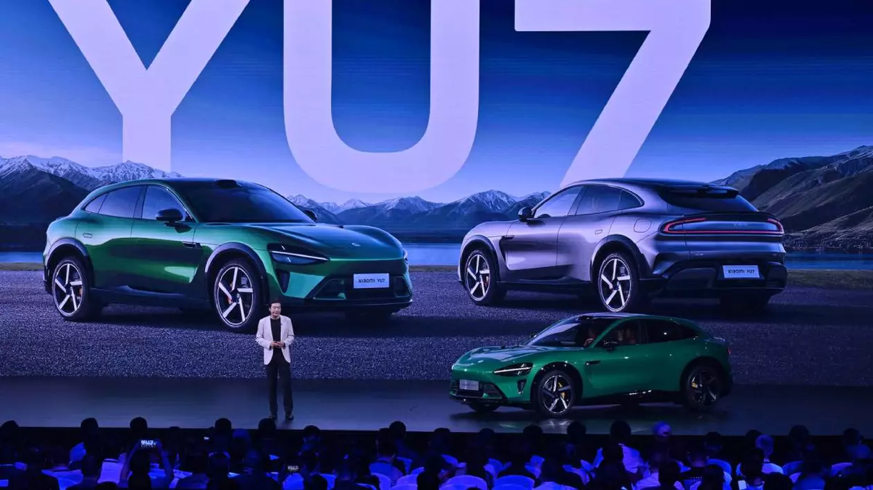 Xiaomi a lansat noul YU7, un SUV electric cu autonomie de 835 km, competitor direct pentru Tesla Model Y