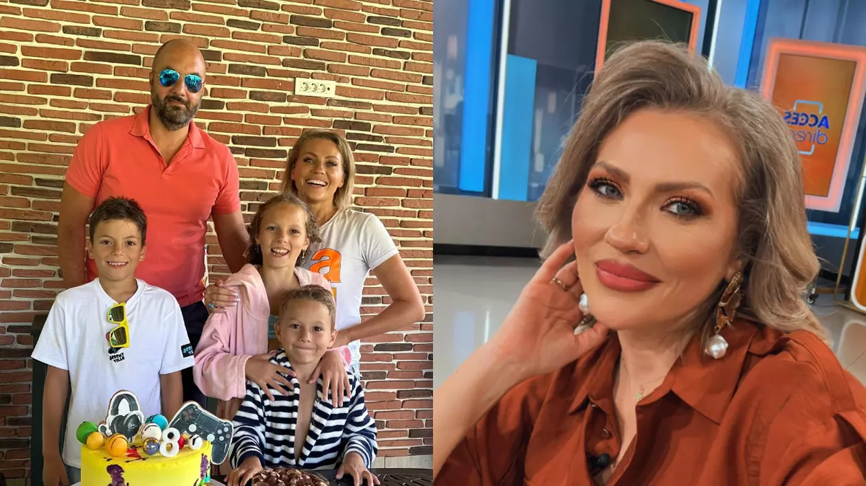 Mirela Vaida, soțul și copiii