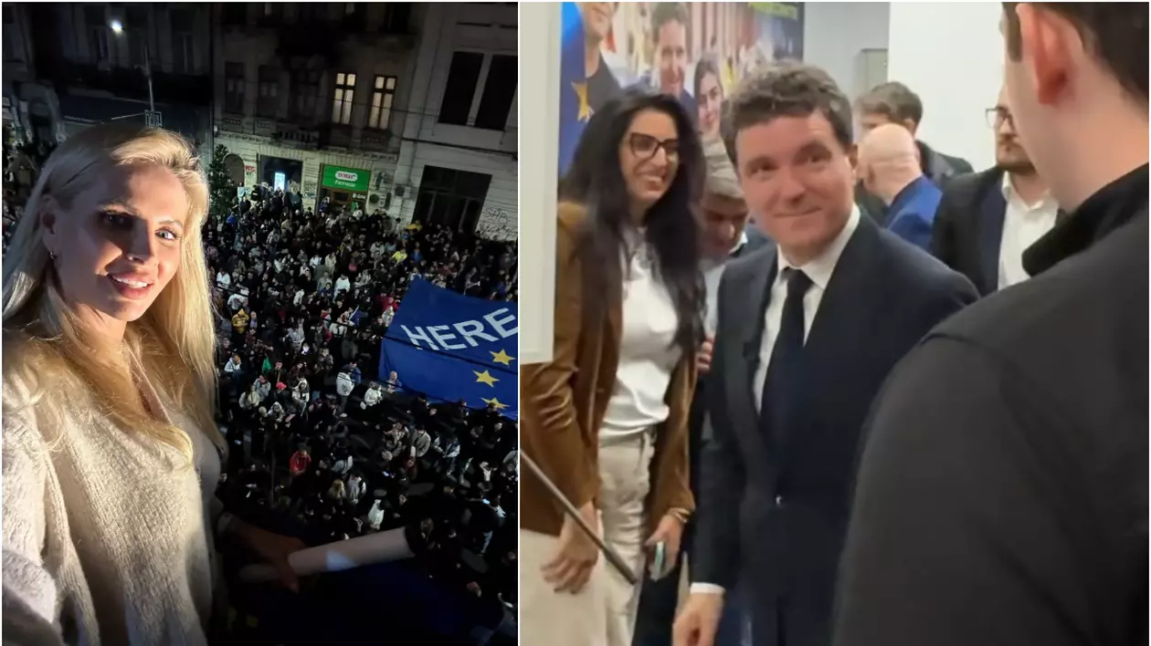Imaginile care nu s-au văzut la televizor. Cum l-a filmat Andreea Bănică pe Nicușor Dan după ce a fost ales președinte al României