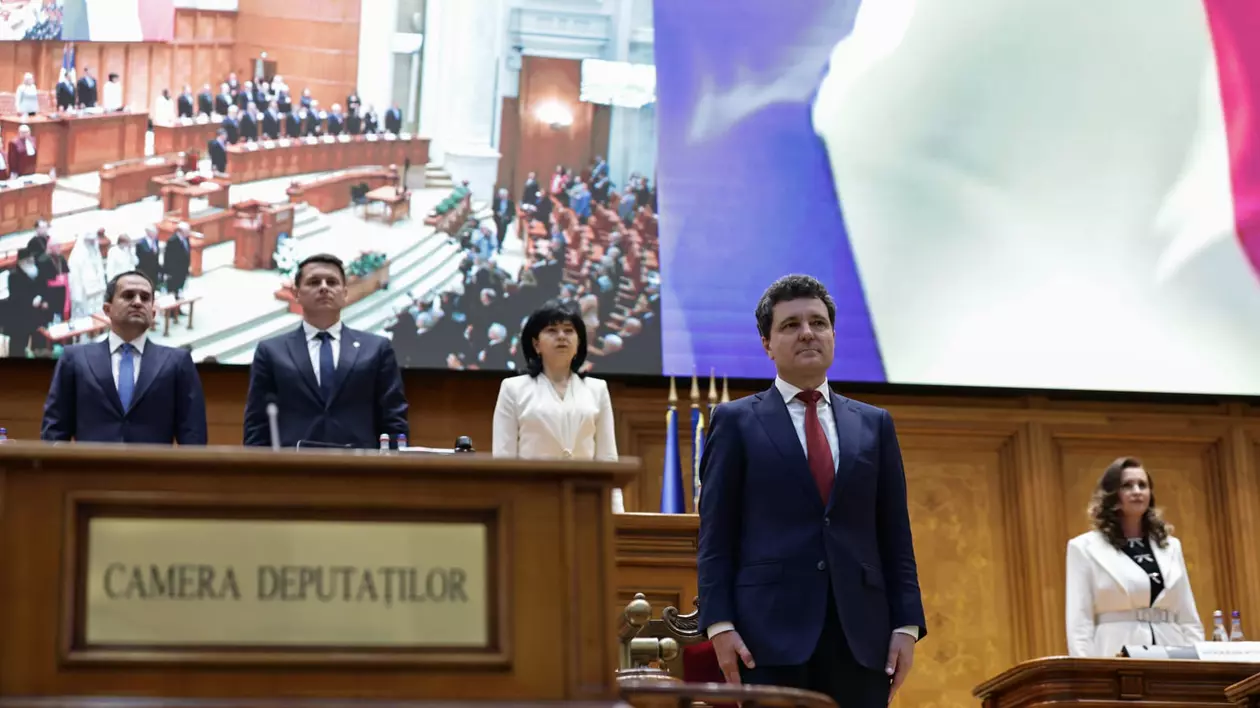 Nicușor Dan la depunerea jurământului FOTO Vlad Chirea
