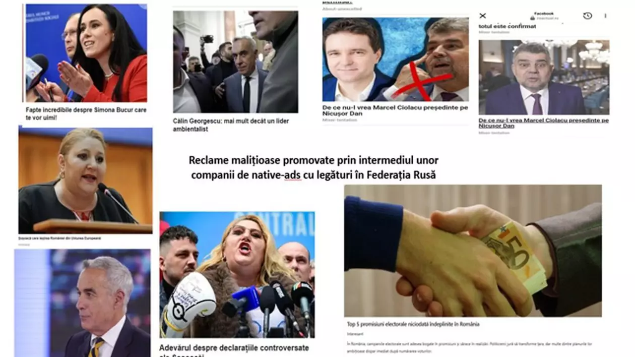 Rețeaua de site-uri false are legătură cu Rusia, potrivit MAI