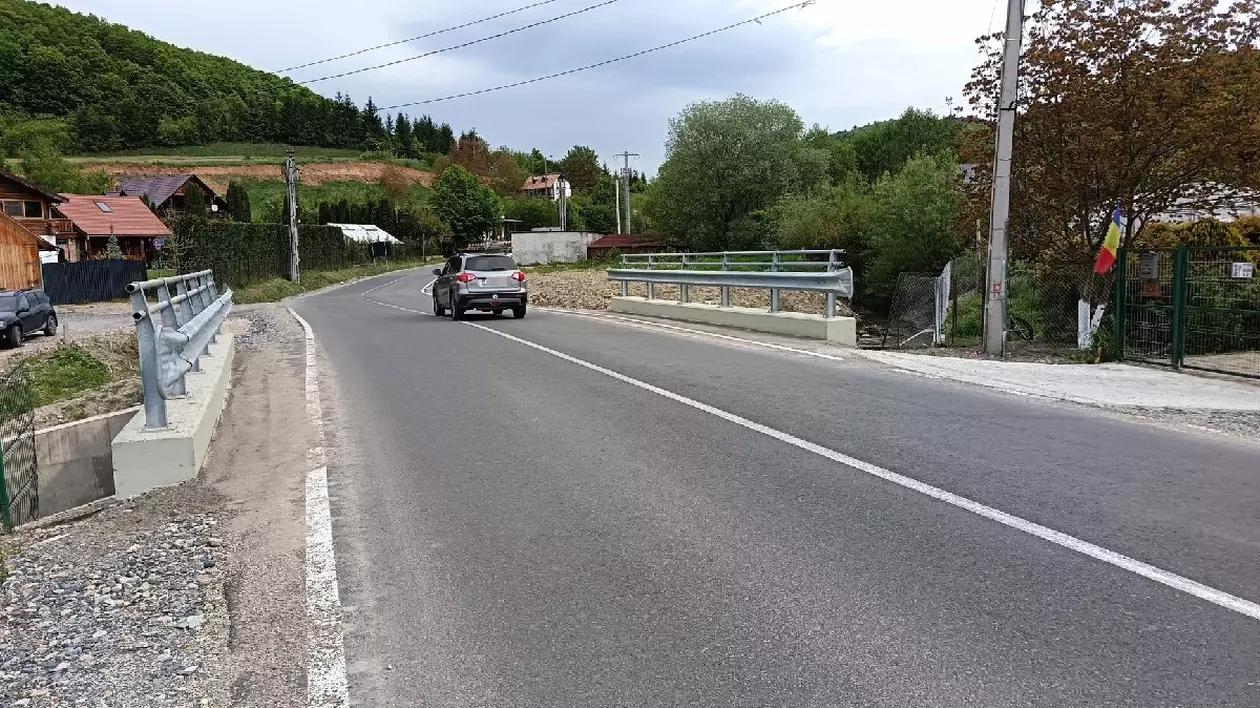 Un pod din Ciurila, Cluj a fost construit în timp record: 7 luni în loc de 36