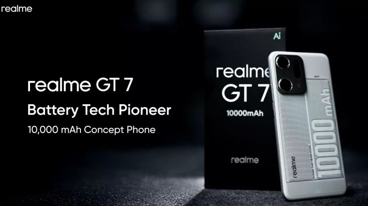 Realme a prezentat un telefon cu o baterie uriașă de 10.000 mAh, care va rezista zile întregi