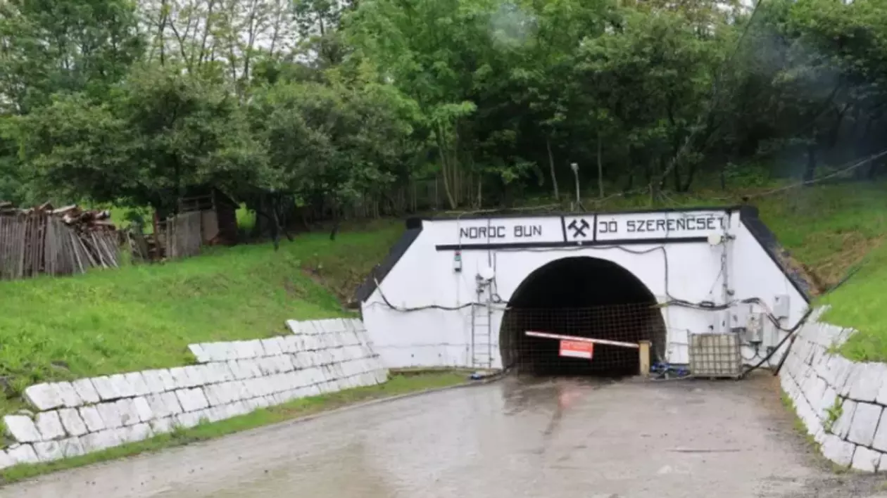 Accesul este restricționat la salina Praid, bariera fiind coborâtă.