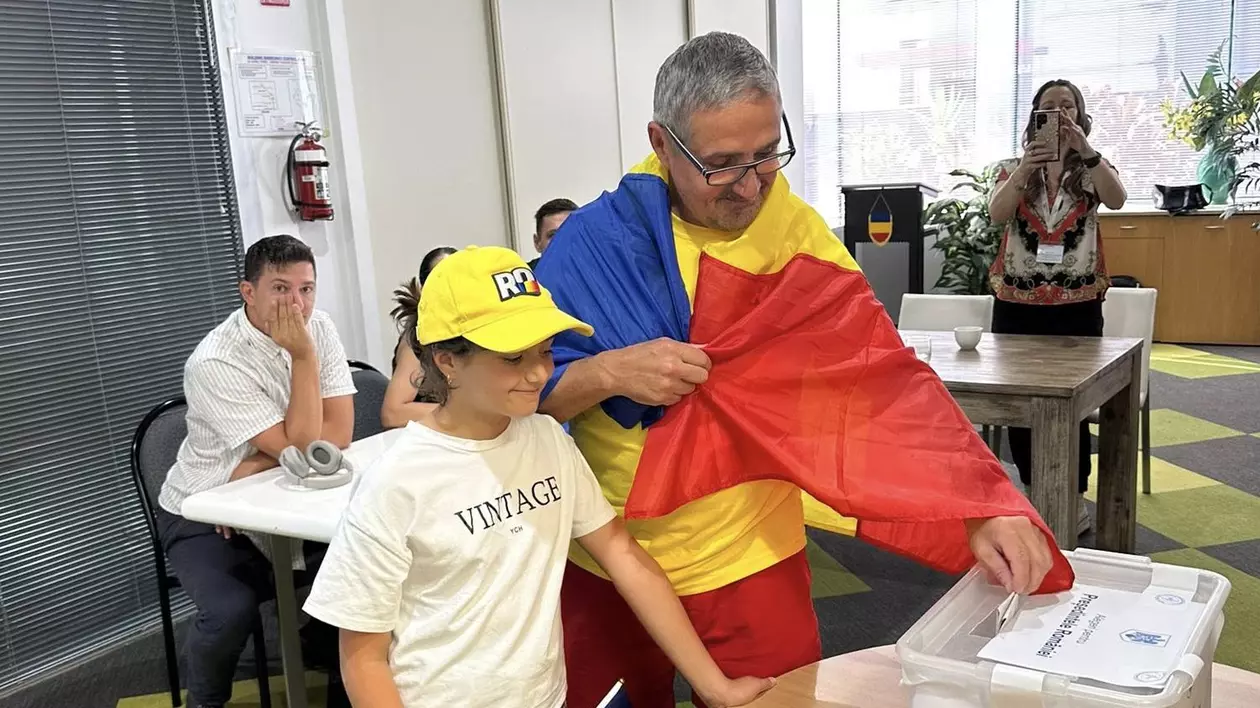 Silviu Oprea a votat în Australia, înfășurat în tricolor și cu fiica cea mică de mână. Ce a pățit când a cumpărat o fermă în România: „Ăsta e motivul pentru nu ne întoarcem acasă”