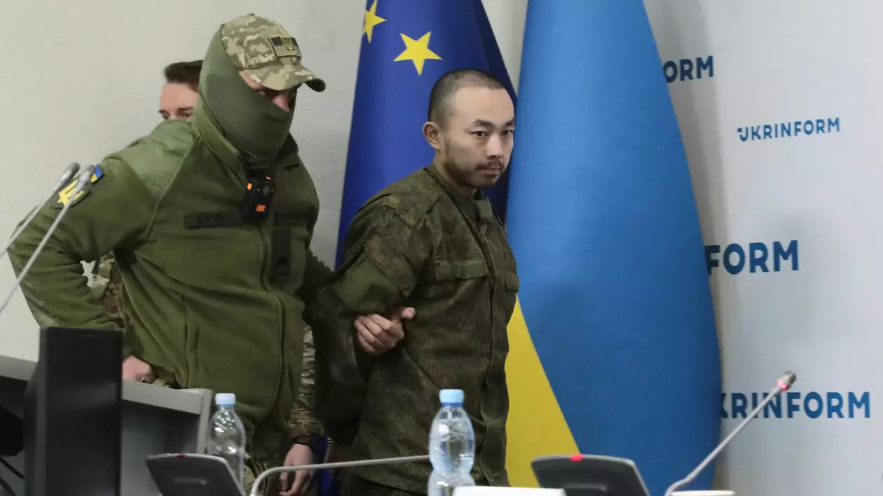 Soldat chinez capturat în timp ce lupta de partea Rusiei în Ucraina. Imagine cu caracter ilustrativ Foto: Profimedia
