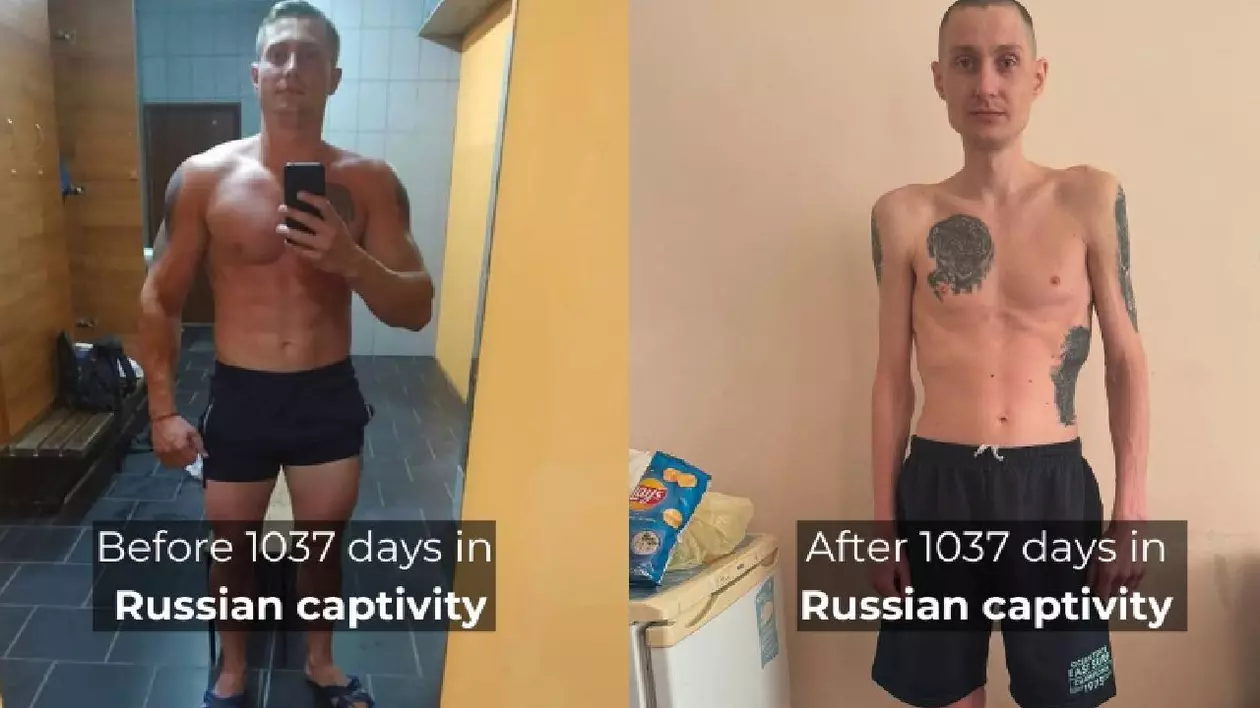 Un soldat ucrainean a slăbit 40 de kilograme în 1.037 de zile în captivitatea din Rusia: „3 linguri de terci de ovăz, jumătate de ceașcă de ceai și două felii subțiri de pâine”