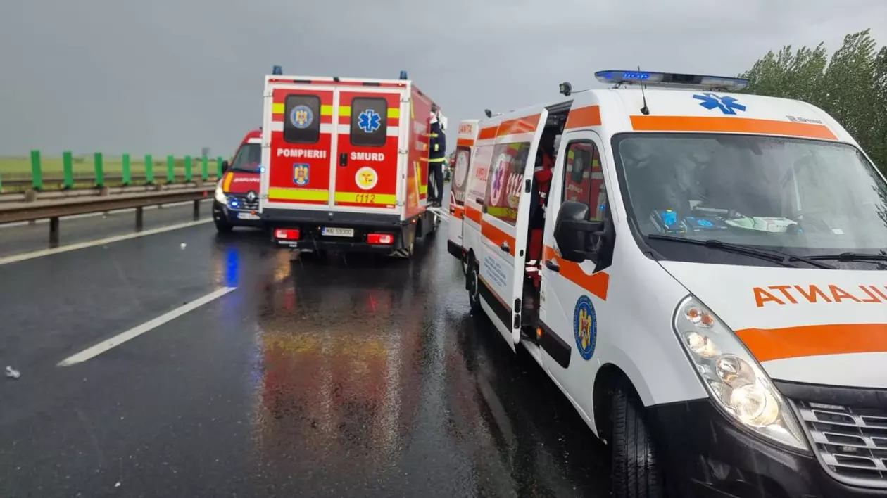Accident cu 11 persoane implicate în județul Arad. A fost activat Planul Roşu de Intervenţie