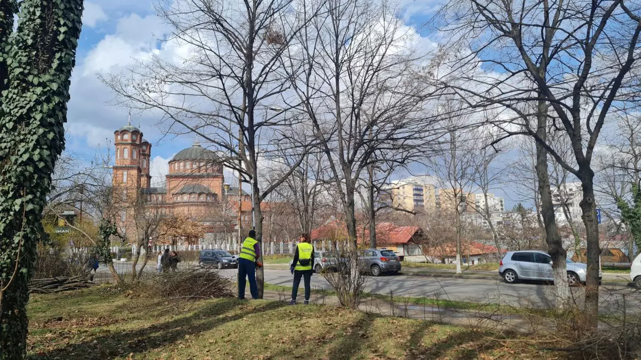Imagine din Ploiești, din zona de nord a orașului