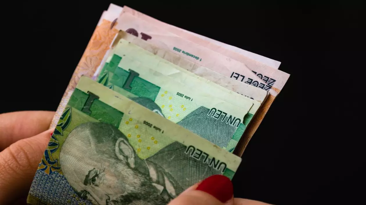 o femeie număra bani românesti. Conceptul de alocație pentru copii