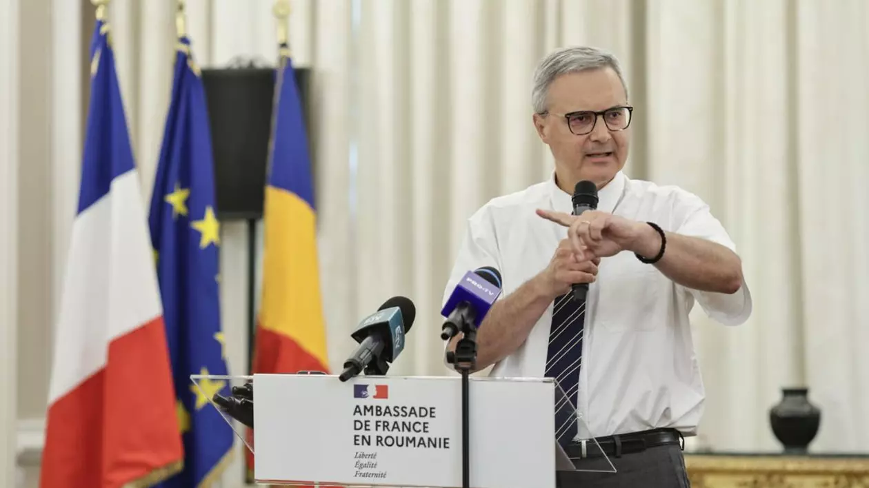 Conferință de presă Ambasada Franței în România - Nicolas Warnery