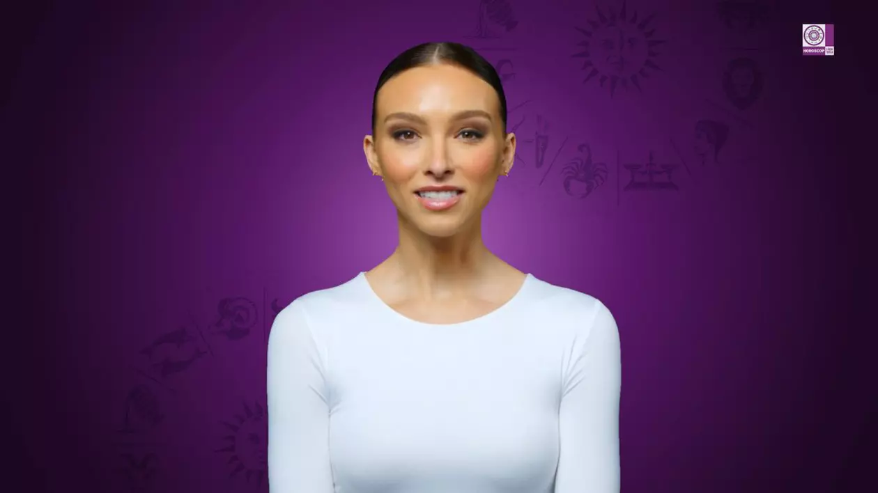 Maria, prezentatoarea virtuală pentru horoscopul saptamanal Libertatea.