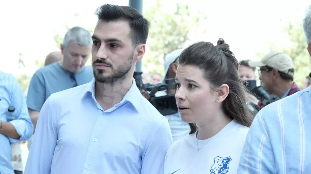 Kira Hagi și grecul Thomas Ferfelis sunt împreună de mai bine de un an. Foto: Gazeta Sporturilor