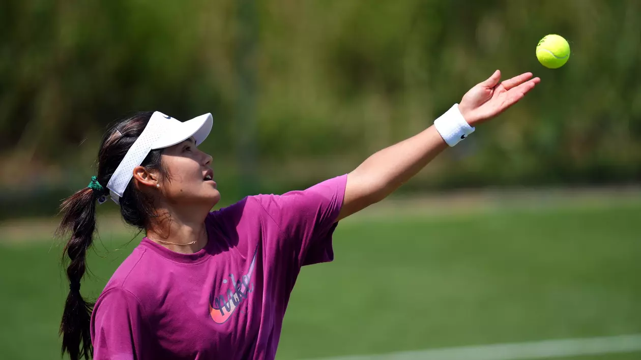 Emma Răducanu, la Wimbledon 2025.
