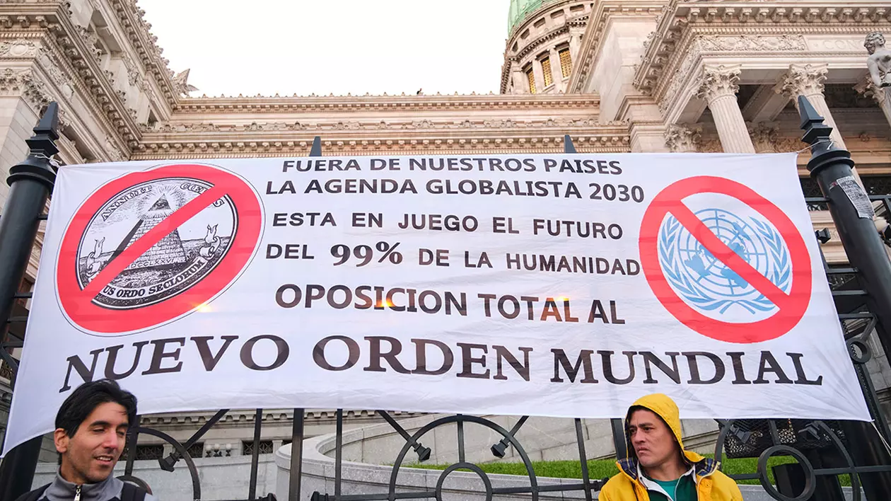 Proteste fata de Opoziție totală față de Noua Ordine Mondială