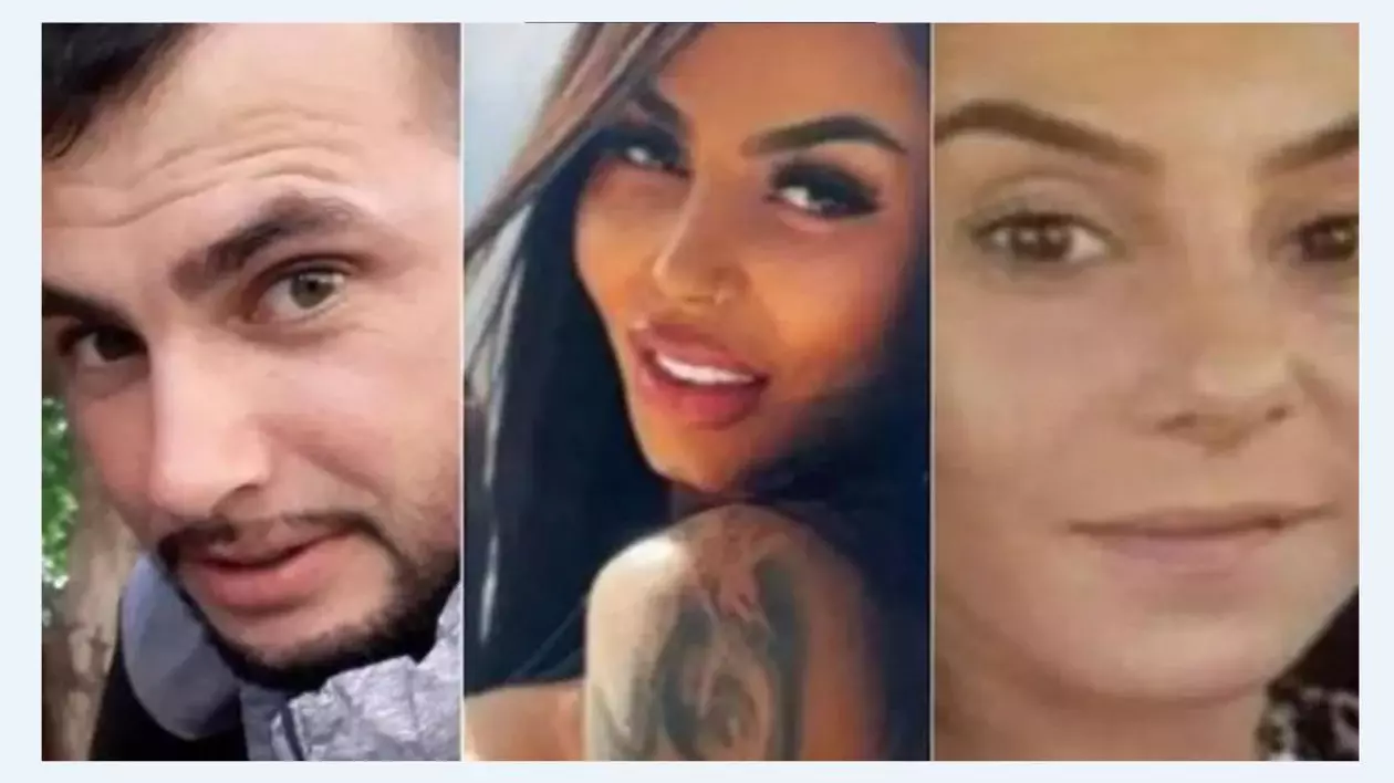 Un bărbat și două femei, doar fețele lor. El este românul acuzat de dublă crimă de prostituate în Italia