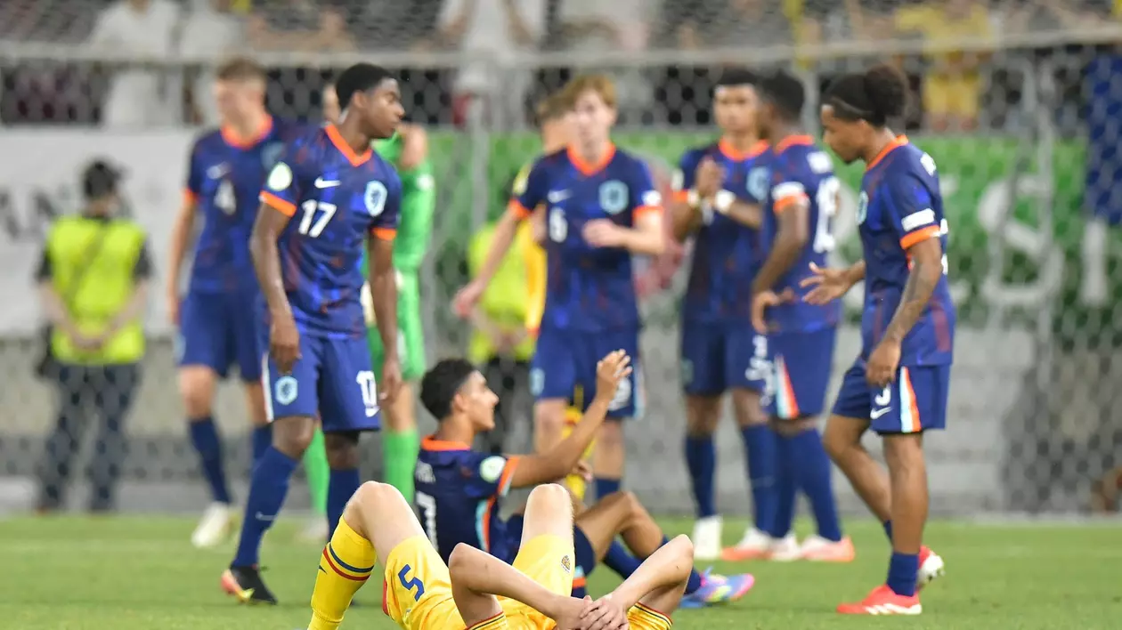 Romania a cedat cu Olanda, în semifinalele Euro U19 2025. „Tricolorii” n-au contat decât în partea secundă