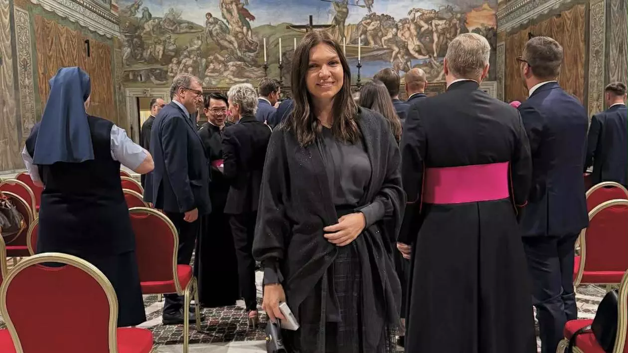Cum s-a îmbrăcat Simona Halep la întâlnirea cu Papa Leon la Vatican. „Un moment care va rămâne în inima mea pentru totdeauna”
