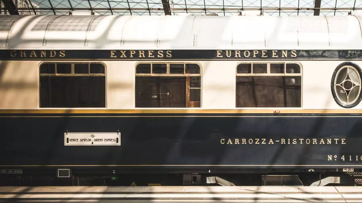Poză cu trenul Orient Express