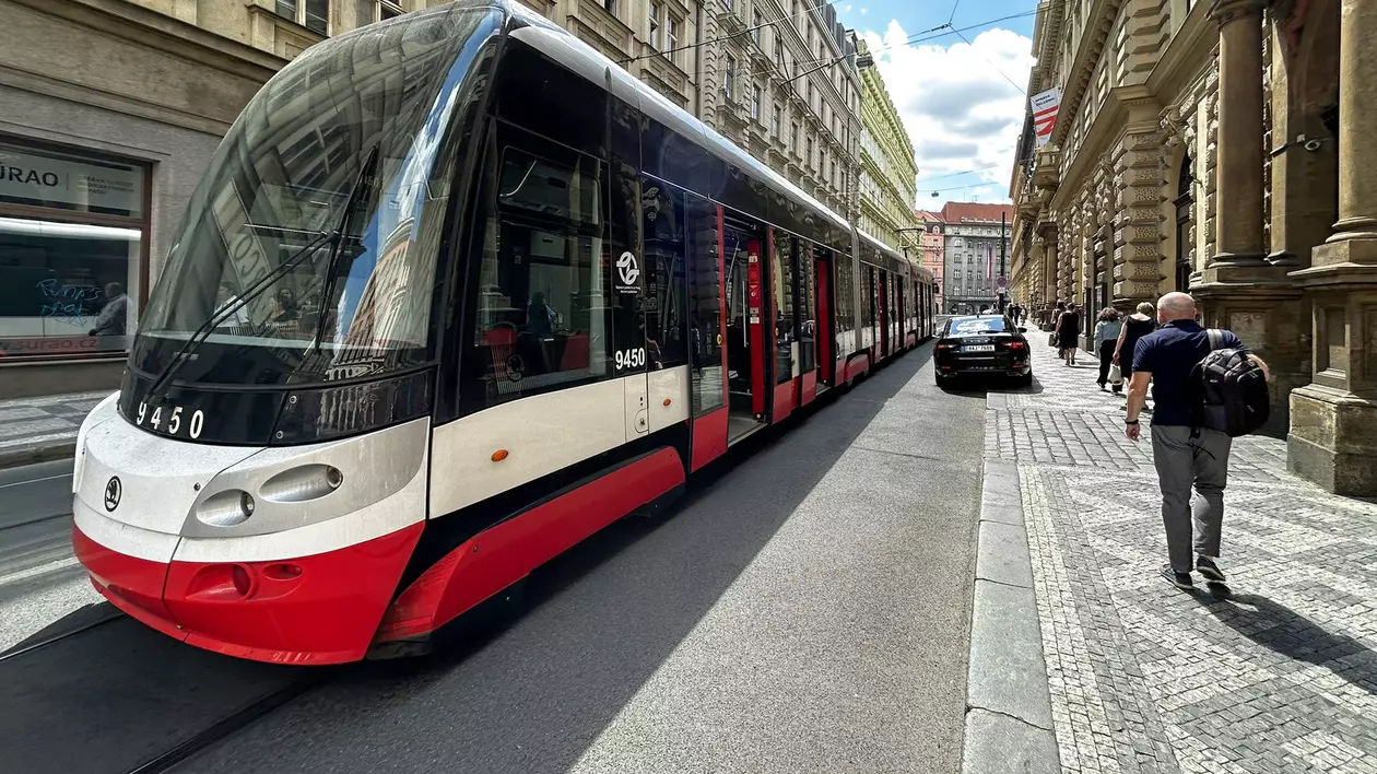 Blackout în Cehia. Transportul public a fost paralizat în Praga. Foto: Profimedia