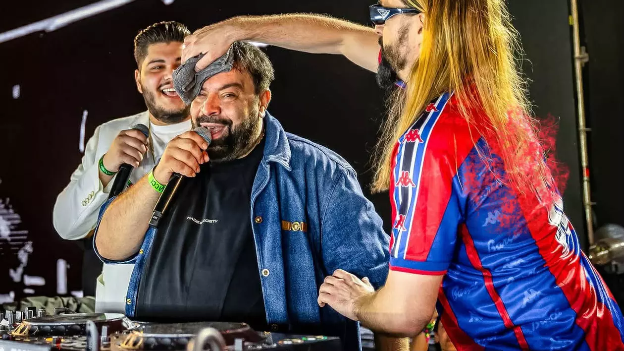 Florin Salam, invitat la show-ul lui Salvatore Ganacci de la Neversea Kapital 2025. Momentul manelistului, care a cântat două melodii, a devenit viral