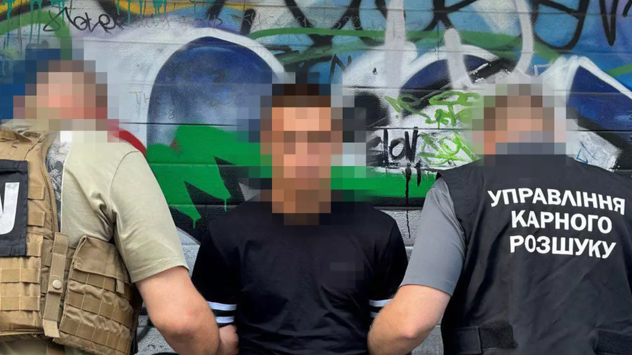 Suspectul arestat în urma atentatului eșuat de la Odesa Foto: SBU