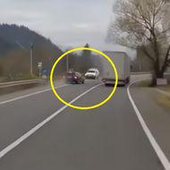 Șofer din Suceava, filmat făcând o depășire pe linie continuă, în curbă!  „Mi se fâlfâie! Da, îl omoram, dar aveam asigurare!”