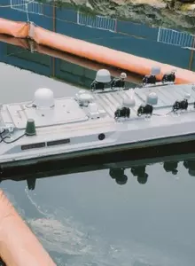 Dronă maritimă găsită în Portul Constanța. Forțele navale sunt în alertă. Drona a explodat