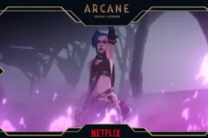 The styling of the Arcane series, inspired by the game League of Legends